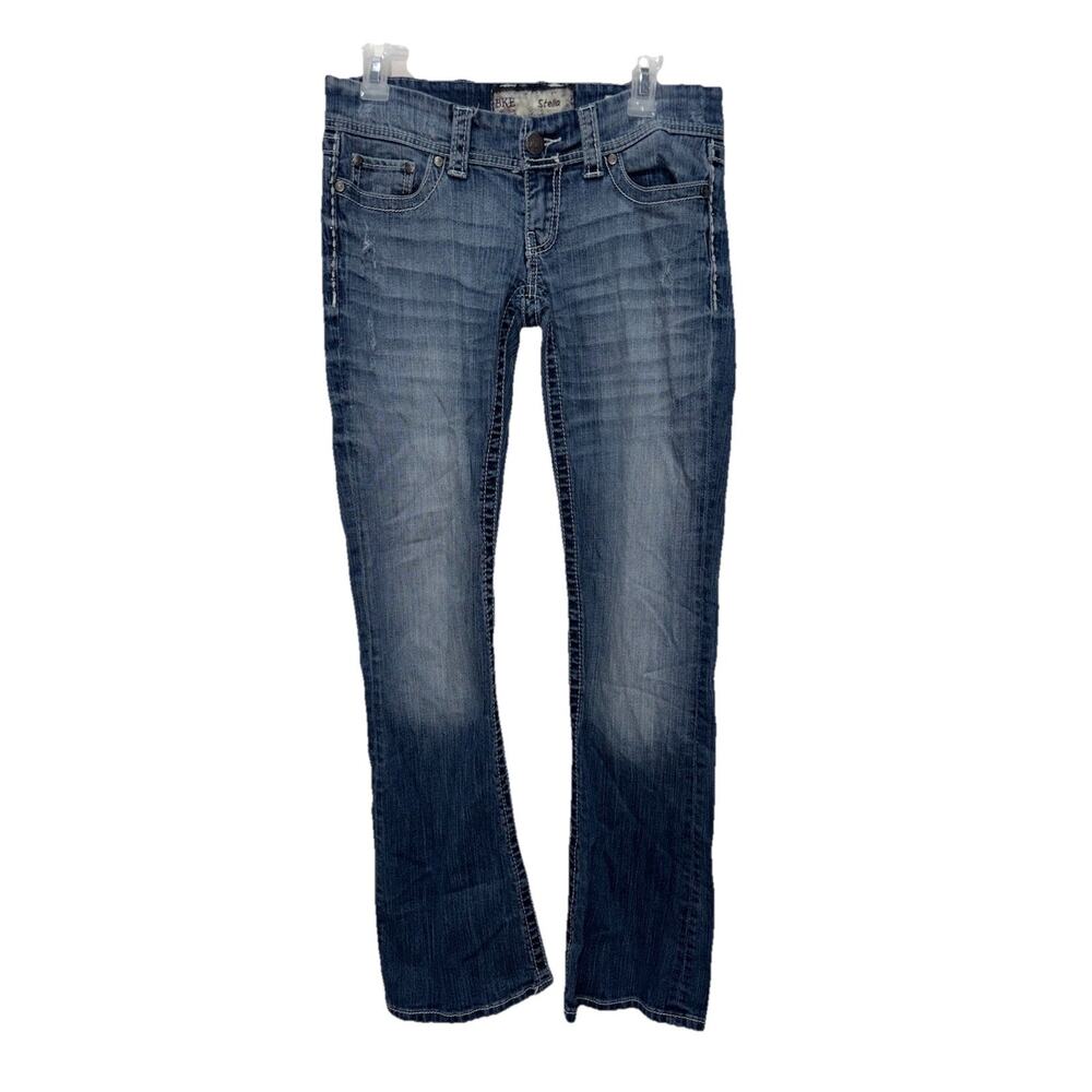 Buckle Women's Straight Leg Jeans - Medium Indigo Blue